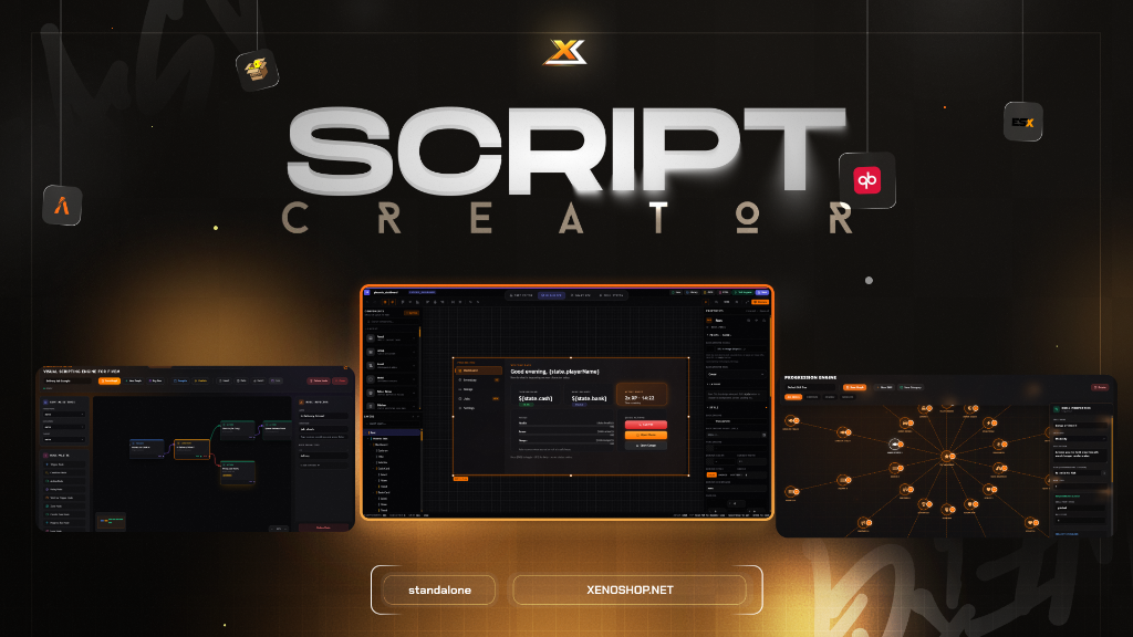 Xeno Script Creator — Visual Scripting Engine for FiveM