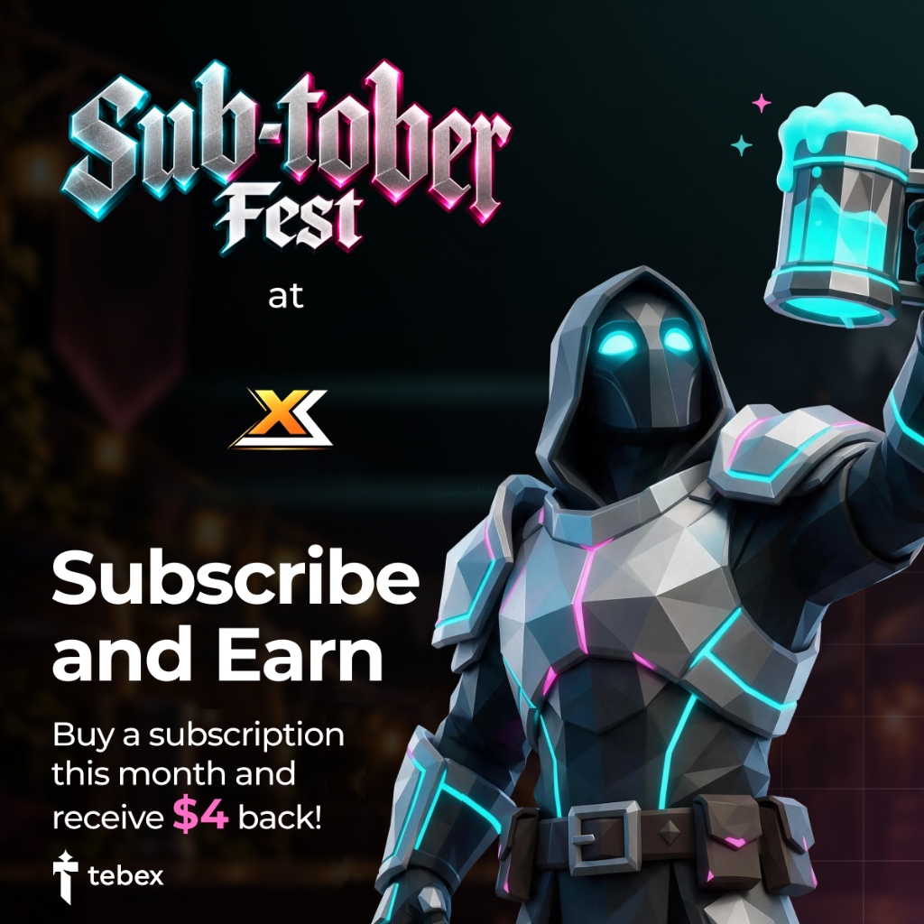 Tebex Sub-toberFest Official Promotion Banner